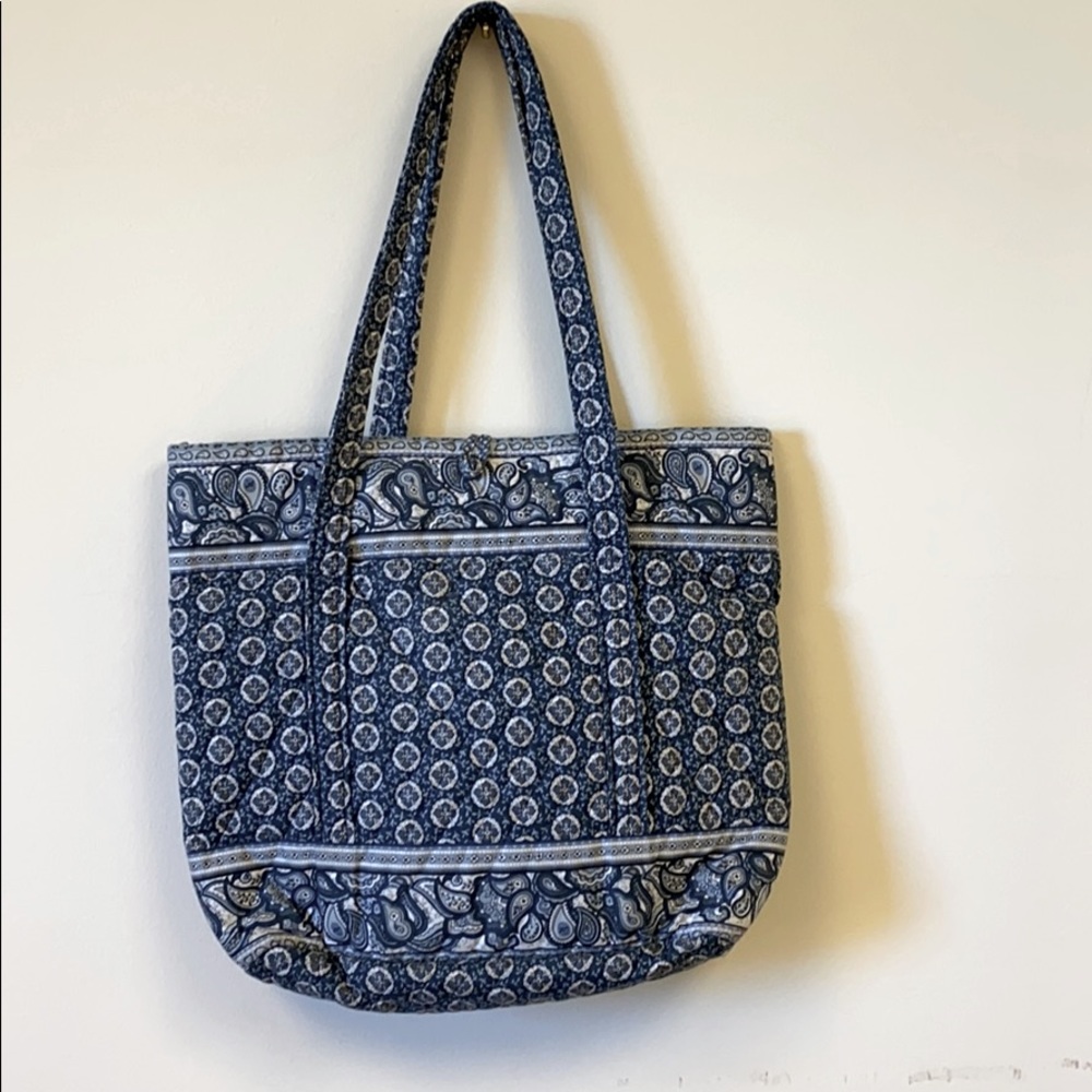 Vera Bradley Vintage 1997 Indigo Tote